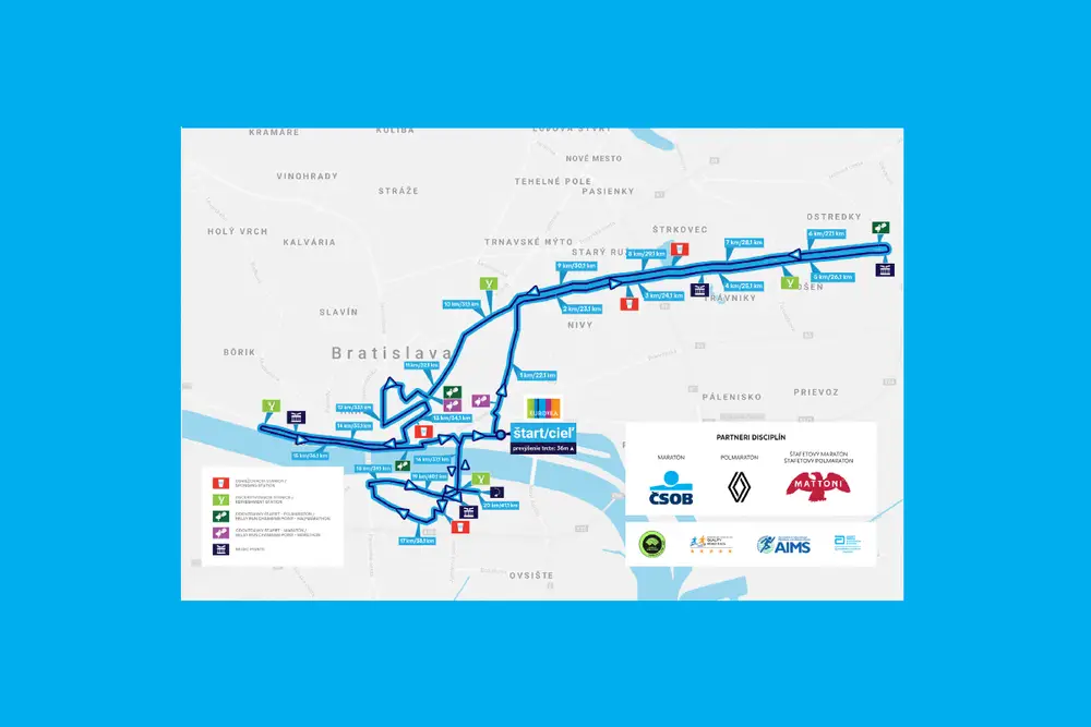 Domenica la Maratona e Mezza di Bratislava